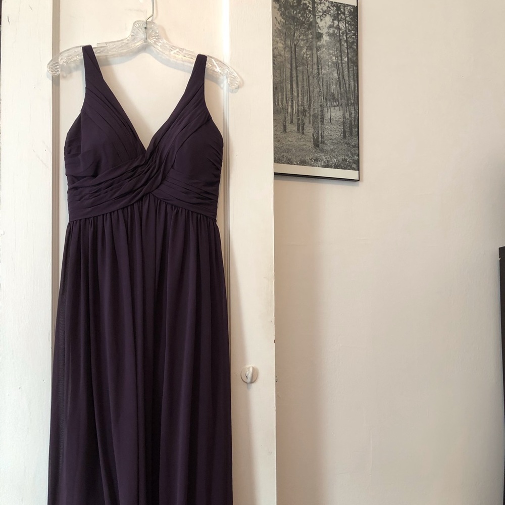 Bill Levkoff Dark Purple Gown